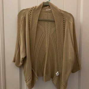 Tan cardigan